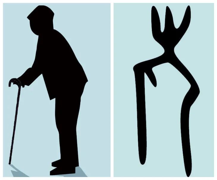  “老”字下为何有把“匕首”？#甲骨文趣考：老